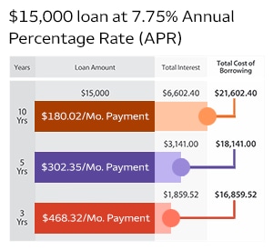 A higher loan amount may require a longer term to keep your monthly payments manageable.