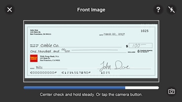 how to deposit cashier's check wells fargo