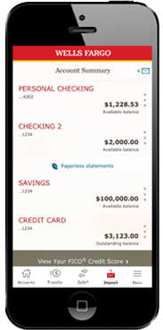 Mobile Deposit Remote Deposit Deposit By Phone Wells Fargo