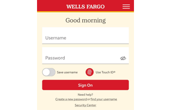 wells fargo online checking account sign in