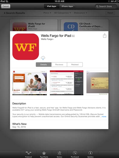 wells fargo app download