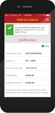 Mobile Deposit - Remote Deposit - Deposit by Phone - Wells Fargo