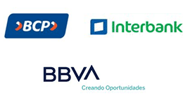 BBVA Banco Continental, Banco de Crédito del Perú, Interbank